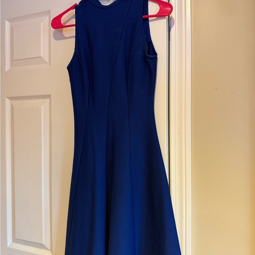 Mystic Royal Blue Midi Dress